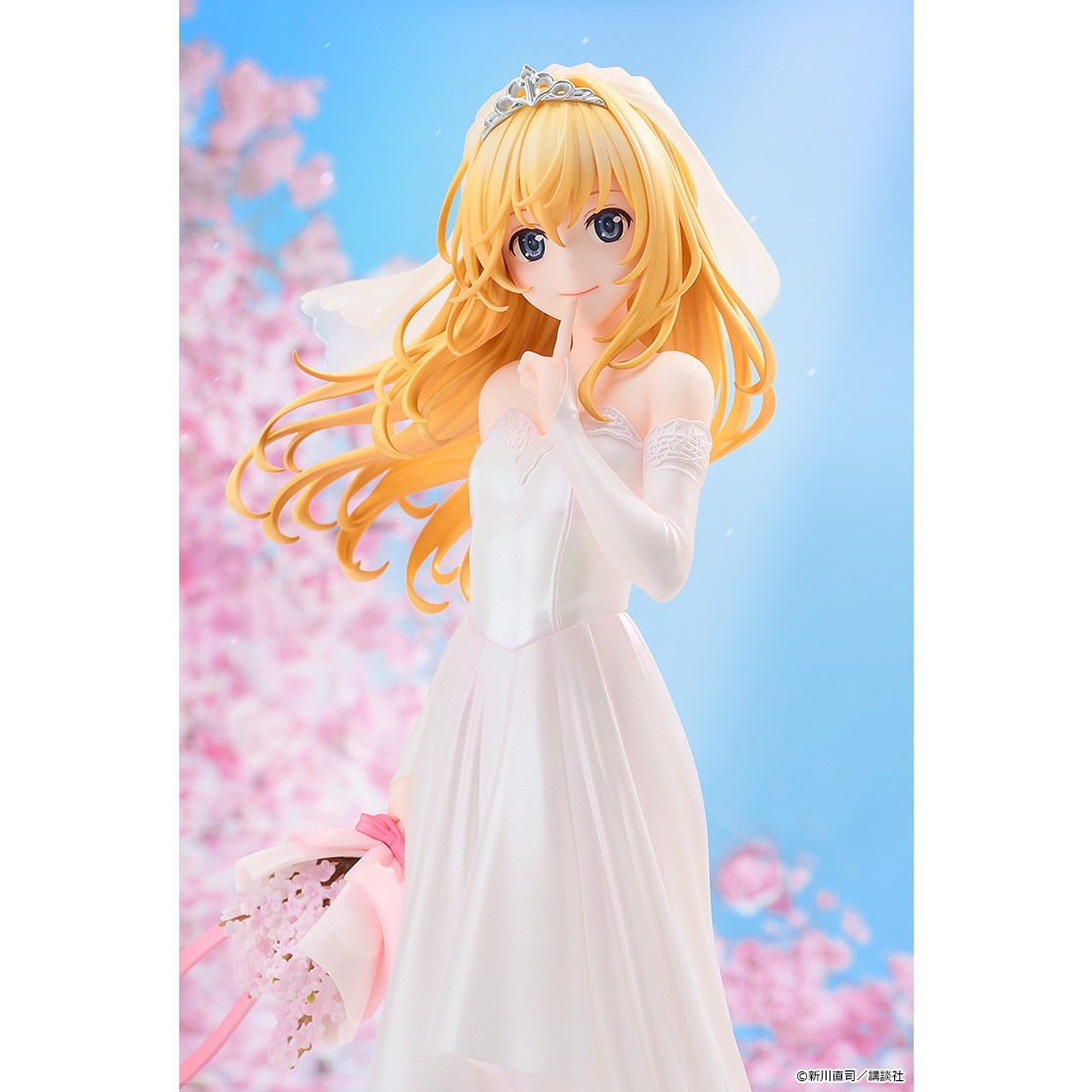 【予約安心出荷】[FIG] G.S.Collection 宮園かをり(みやぞのかをり) ウェディングドレスVer. 四月は君の嘘 1/7 完成品 フィギュア グッドスマイルカンパニー(2027年7月)