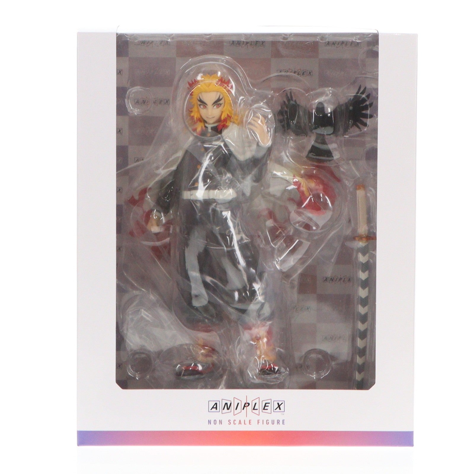 【中古即納】[FIG] アニプレックスオンライン限定特典付属 炎柱・煉獄杏寿郎(れんごくきょうじゅろう) ノンスケールフィギュア 鬼滅の刃 完成品(MD24-1727001) アニプレックス(20260718)