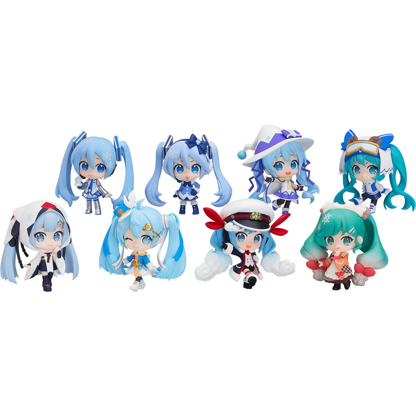 【予約安心出荷】[FIG] (BOX) ブラインドボックスシリーズ 雪ミクオールスターズ フィギュアコレクション Vol.1 キャラクター・ボーカル・シリーズ01 初音ミク(8個) グッドスマイルカンパニー(2027年2月)