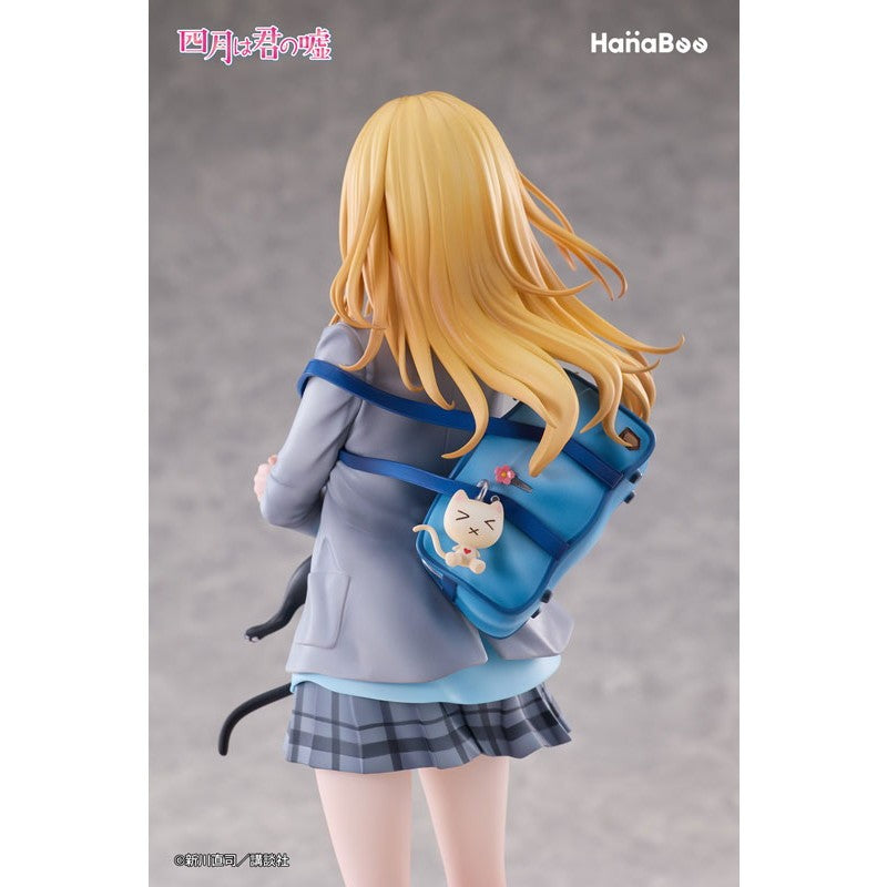 【予約安心出荷】[FIG] アクリル背景板&色紙付属 宮園かをり(みやぞのかをり) 四月は君の嘘 1/6 完成品 フィギュア HanaBee(ハナビー)(2027年2月)
