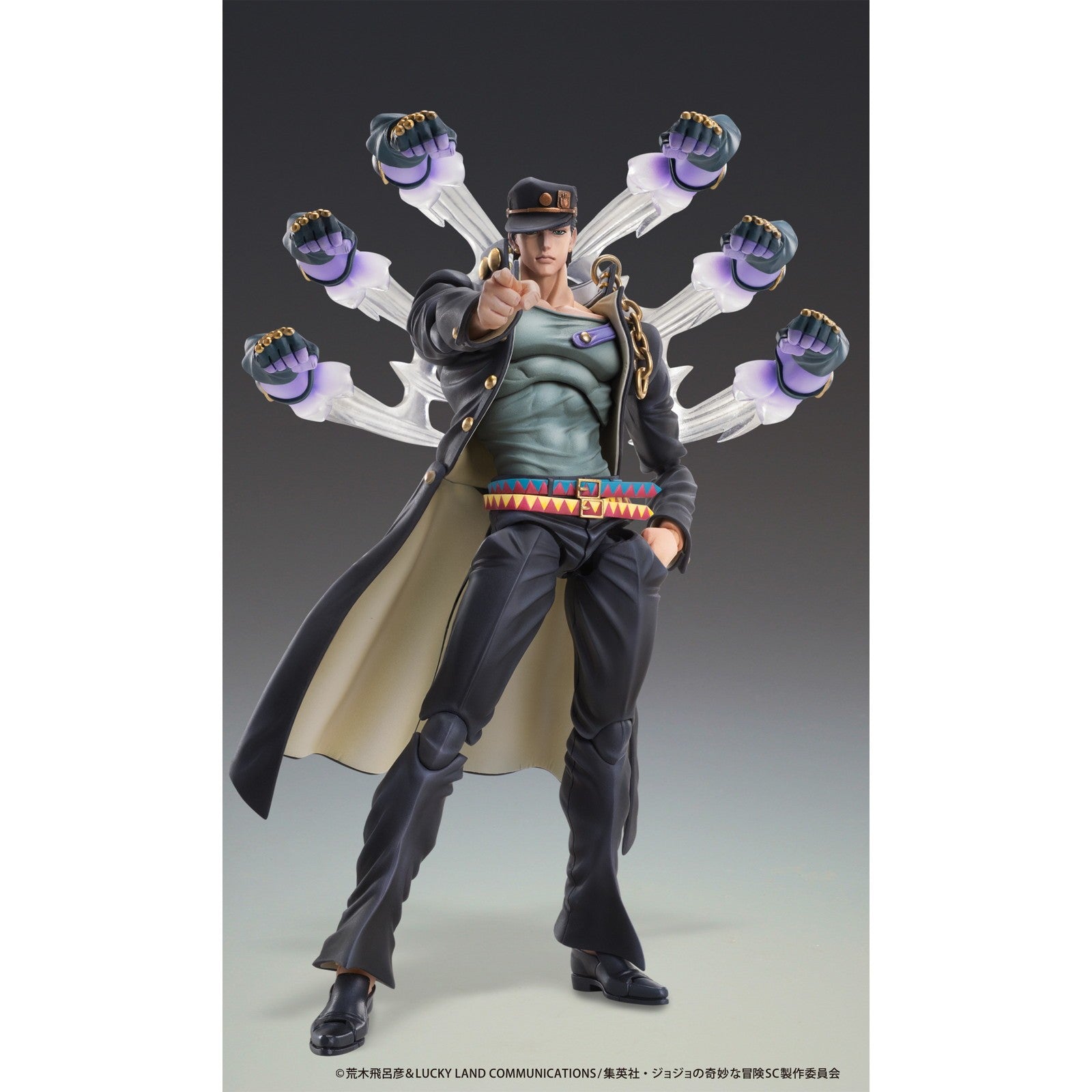 【予約安心出荷】[FIG] 超像可動 空条承太郎(くうじょうじょうたろう) Ver.2 ジョジョの奇妙な冒険 The Animation スターダスト クルセイダーズ 完成品 可動フィギュア メディコス・エンタテインメント(2027年2月)
