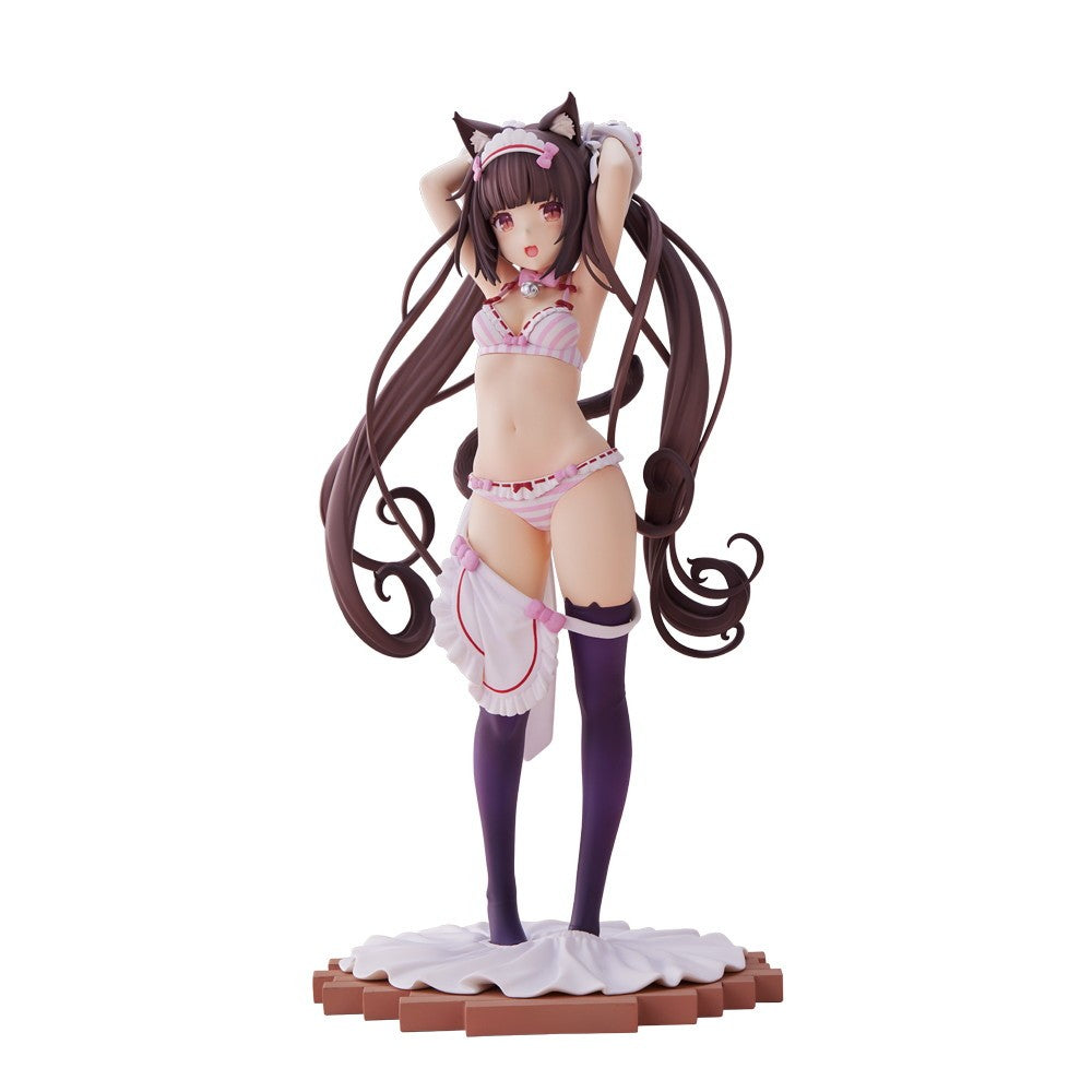 【予約安心出荷】[FIG] (再販) ショコラ～着替えのひと時～ ネコぱら 1/7 完成品 フィギュア(PF489) PLUM(プラム)(2026年10月)