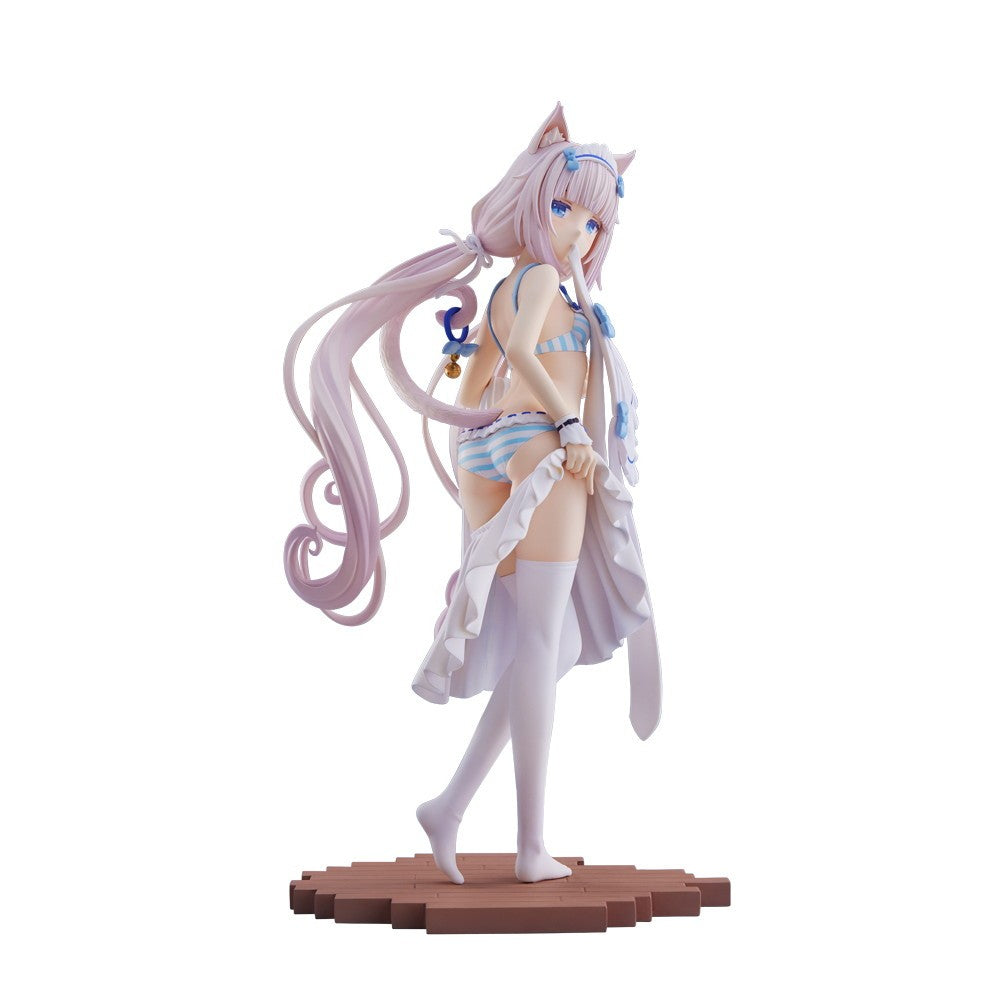 【予約安心出荷】[FIG] (再販) バニラ～着替えのひと時～ ネコぱら 1/7 完成品 フィギュア(PF490) PLUM(プラム)(2026年10月)