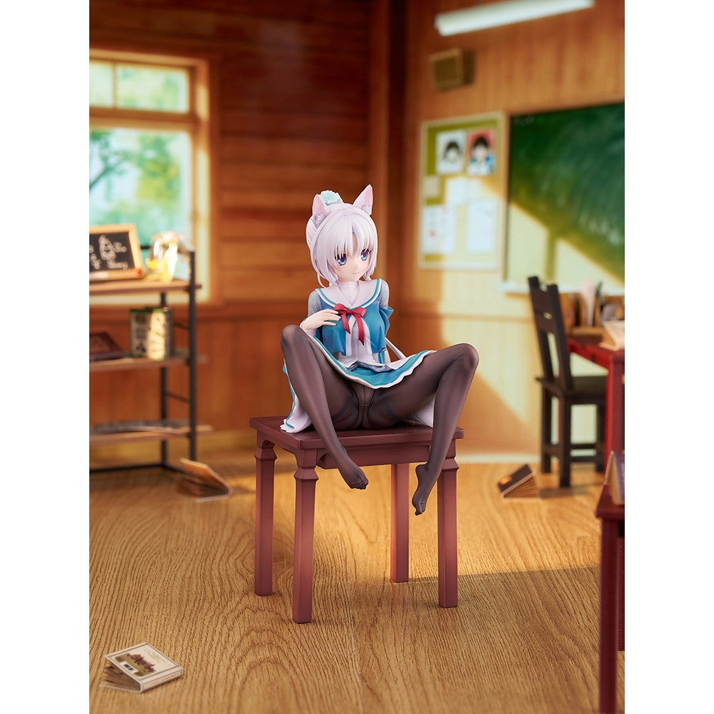 【予約安心出荷】[FIG] 朝武芳乃(ともたけよしの) 制服獣耳Ver. 千恋*万花 1/7 完成品 フィギュア LUMINOUS BOX(ルミナスボックス)(2027年9月)