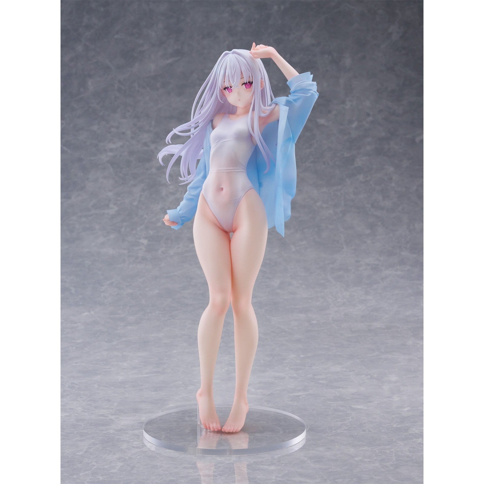 【予約安心出荷】[FIG] TENITOL TALL shiro(シロ) Swimsuit ver. MIGNON WORKS 完成品 フィギュア(AMU-TNL0188) フリュー(2027年3月)