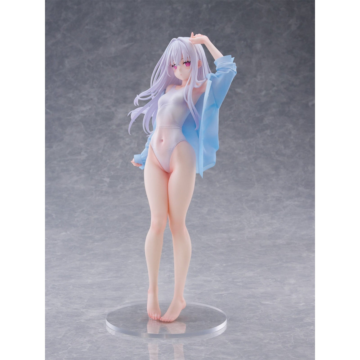 【予約安心出荷】[FIG] TENITOL TALL shiro(シロ) Swimsuit ver. MIGNON WORKS 完成品 フィギュア(AMU-TNL0188) フリュー(2027年3月)