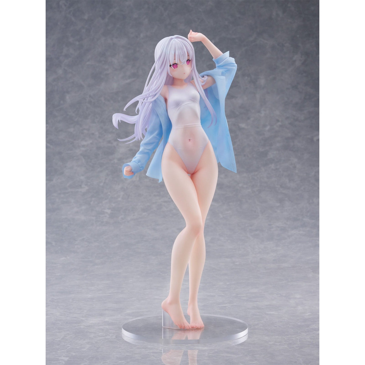 【予約安心出荷】[FIG] TENITOL TALL shiro(シロ) Swimsuit ver. MIGNON WORKS 完成品 フィギュア(AMU-TNL0188) フリュー(2027年3月)