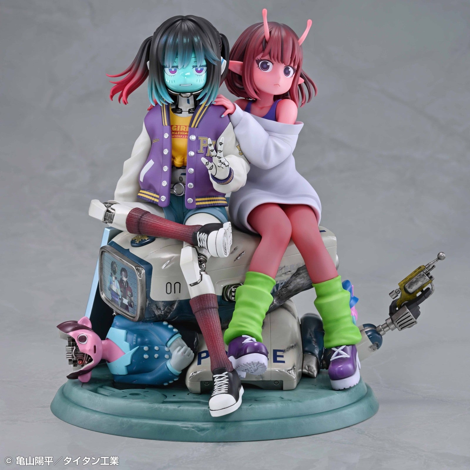 【予約安心出荷】[FIG] チハル&マキナ アニメ『銀河特急 ミルキー☆サブウェイ』 完成品 フィギュア メディコス・エンタテインメント(2027年6月)