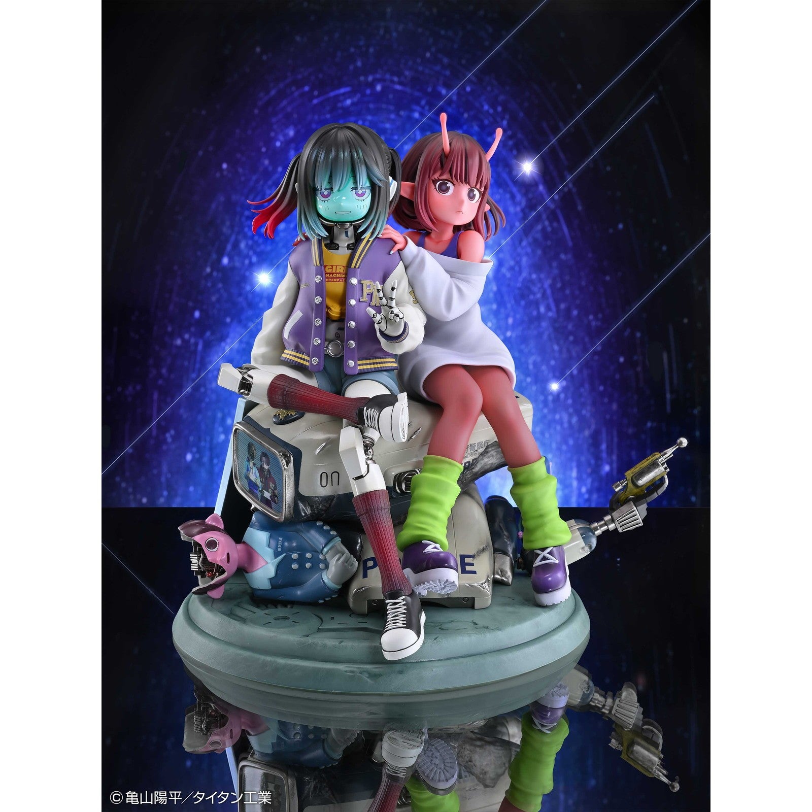 【予約安心出荷】[FIG] チハル&マキナ アニメ『銀河特急 ミルキー☆サブウェイ』 完成品 フィギュア メディコス・エンタテインメント(2027年6月)