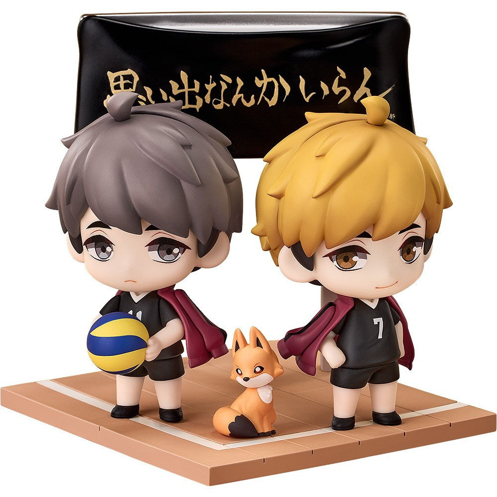 【予約安心出荷】[FIG] Qset+ 宮侑・宮治(みやあつむ みやおさむ) ハイキュー!! 完成品 フィギュア グッドスマイルアーツ上海(2027年3月)