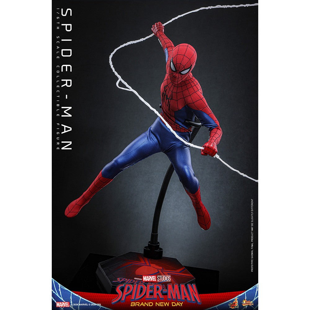 【予約安心出荷】[FIG] ムービー・マスターピース スパイダーマン スパイダーマン:ブランド・ニュー・デイ 1/6 完成品 可動フィギュア(MM#892) ホットトイズ(2026年9月)