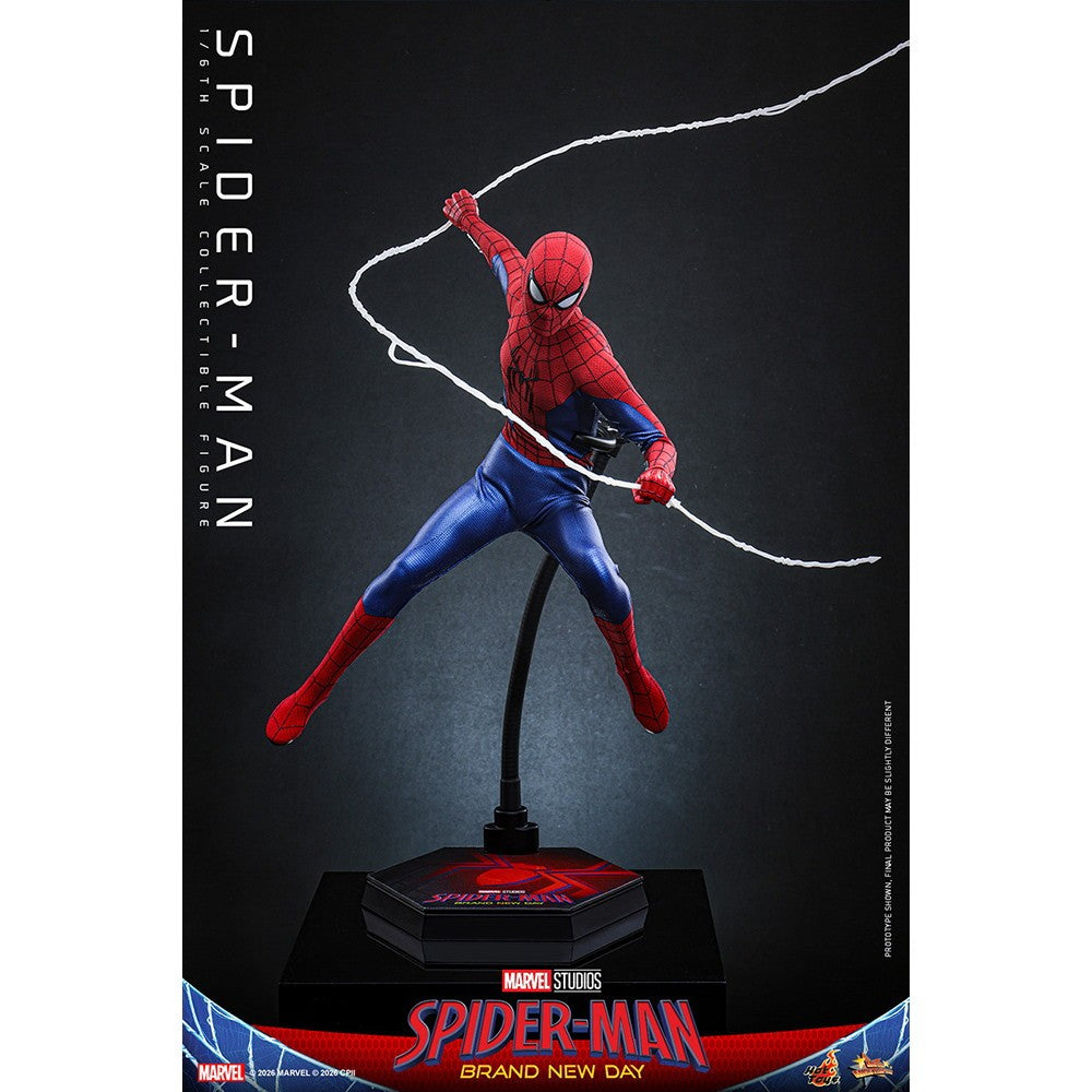 【予約安心出荷】[FIG] ムービー・マスターピース スパイダーマン スパイダーマン:ブランド・ニュー・デイ 1/6 完成品 可動フィギュア(MM#892) ホットトイズ(2026年9月)