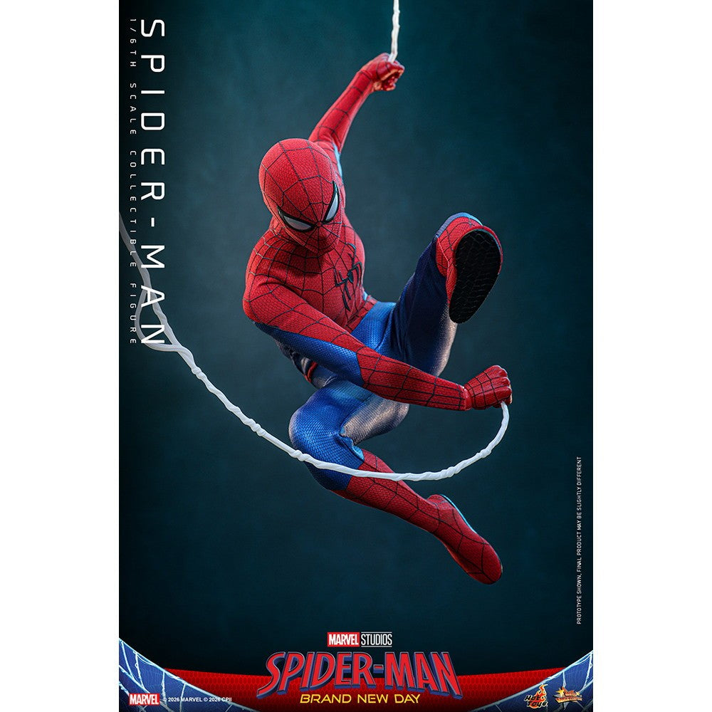 【予約安心出荷】[FIG] ムービー・マスターピース スパイダーマン スパイダーマン:ブランド・ニュー・デイ 1/6 完成品 可動フィギュア(MM#892) ホットトイズ(2026年9月)