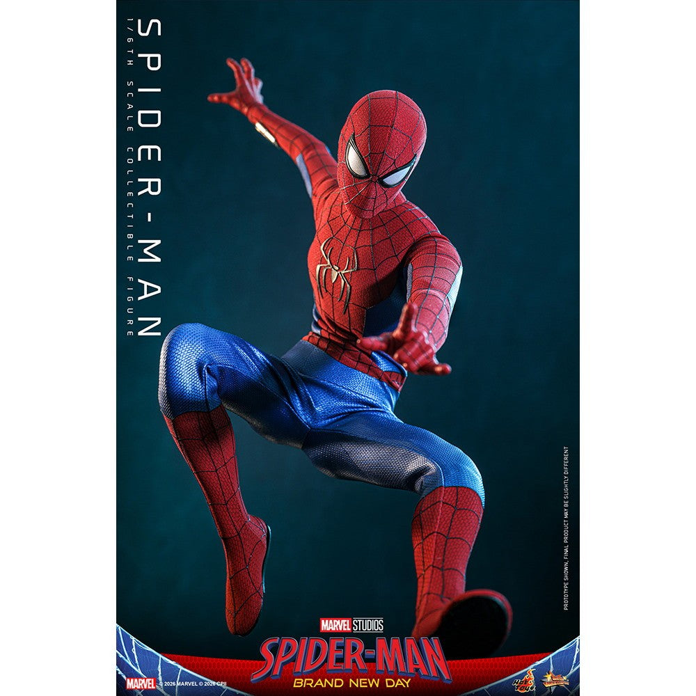 【予約安心出荷】[FIG] ムービー・マスターピース スパイダーマン スパイダーマン:ブランド・ニュー・デイ 1/6 完成品 可動フィギュア(MM#892) ホットトイズ(2026年9月)