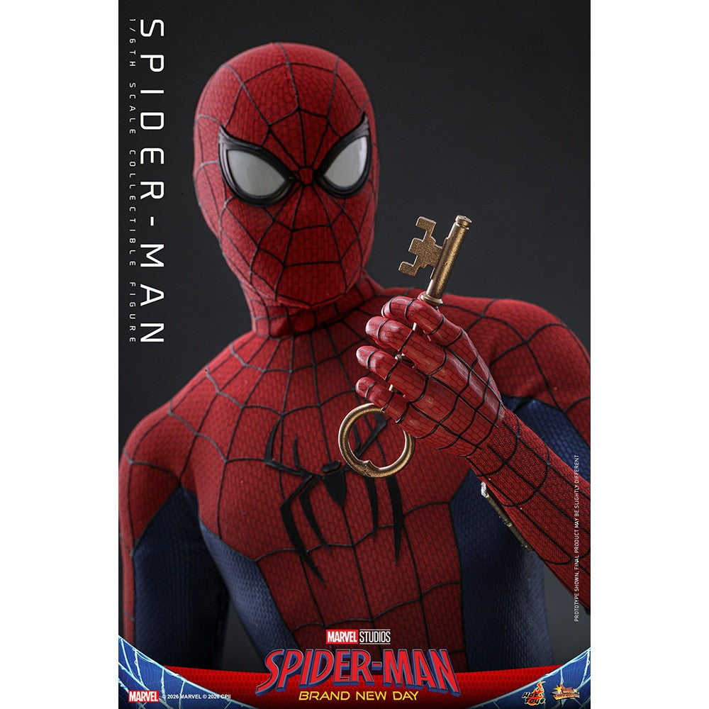 【予約安心出荷】[FIG] ムービー・マスターピース スパイダーマン スパイダーマン:ブランド・ニュー・デイ 1/6 完成品 可動フィギュア(MM#892) ホットトイズ(2026年9月)