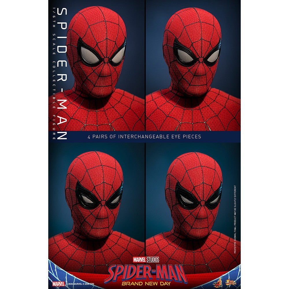 【予約安心出荷】[FIG] ムービー・マスターピース スパイダーマン スパイダーマン:ブランド・ニュー・デイ 1/6 完成品 可動フィギュア(MM#892) ホットトイズ(2026年9月)