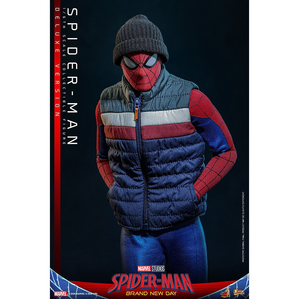 【予約安心出荷】[FIG] ムービー・マスターピース スパイダーマン(デラックス版) スパイダーマン:ブランド・ニュー・デイ 1/6 完成品 可動フィギュア(MM#893) ホットトイズ(2027年9月)