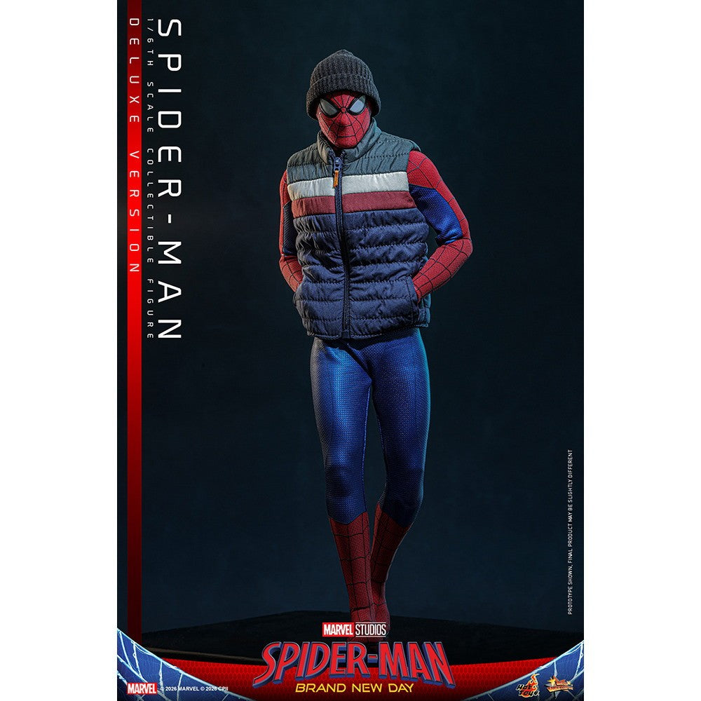 【予約安心出荷】[FIG] ムービー・マスターピース スパイダーマン(デラックス版) スパイダーマン:ブランド・ニュー・デイ 1/6 完成品 可動フィギュア(MM#893) ホットトイズ(2027年9月)
