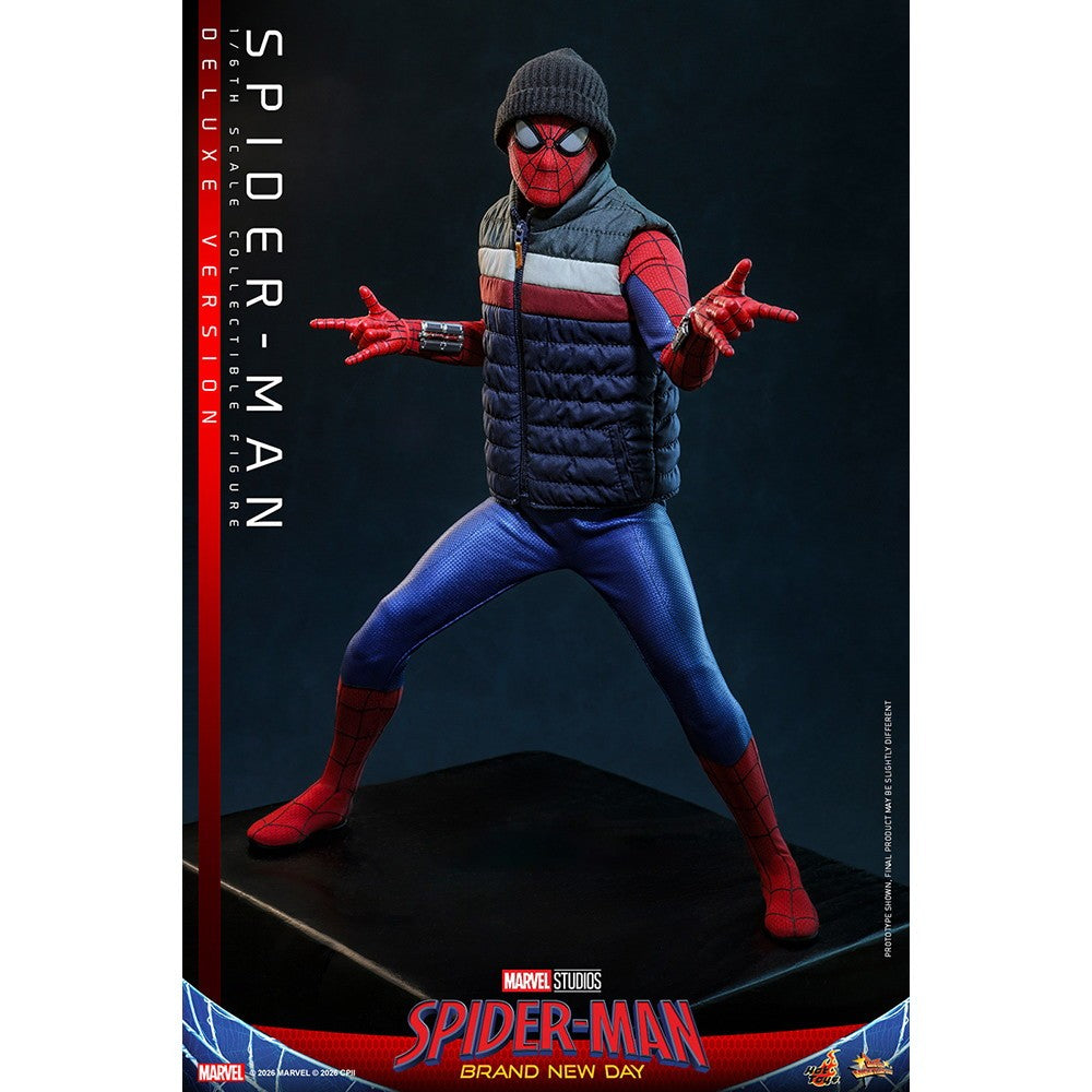 【予約安心出荷】[FIG] ムービー・マスターピース スパイダーマン(デラックス版) スパイダーマン:ブランド・ニュー・デイ 1/6 完成品 可動フィギュア(MM#893) ホットトイズ(2027年9月)