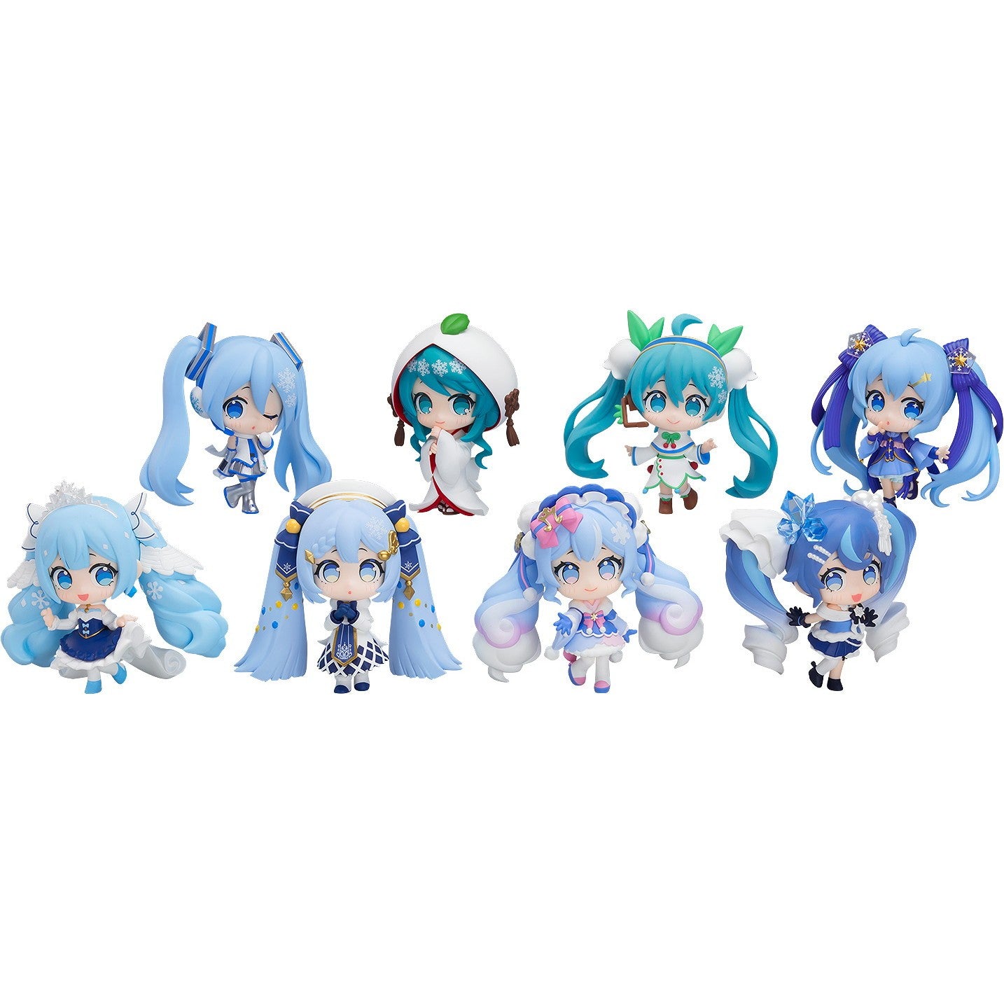 【予約安心出荷】[FIG] (BOX) ブラインドボックスシリーズ 雪ミクオールスターズ フィギュアコレクション Vol.2 キャラクター・ボーカル・シリーズ01 初音ミク(8個) グッドスマイルカンパニー(2027年2月)