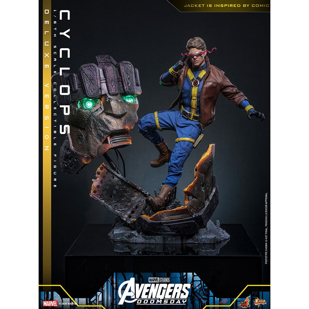 【予約安心出荷】[FIG] ムービー・マスターピース サイクロップス(デラックス版) アベンジャーズ/ドゥームズデイ 1/6 完成品 可動フィギュア(MM#909) ホットトイズ(2027年9月)