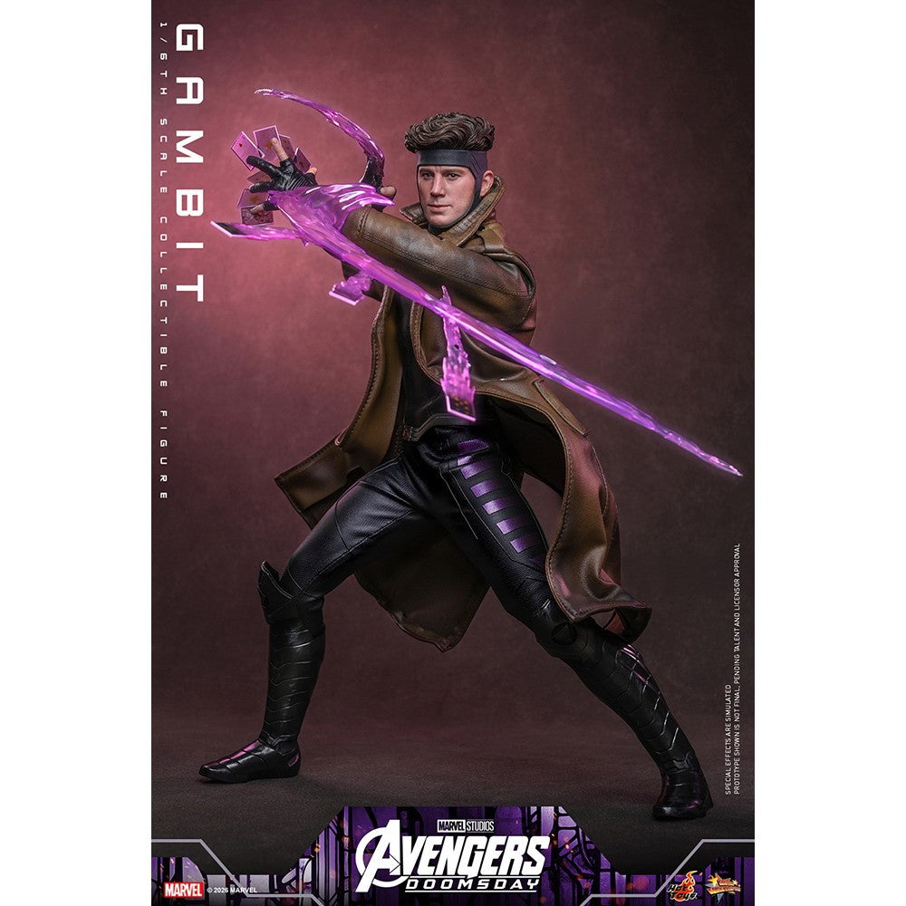 【予約安心出荷】[FIG] ムービー・マスターピース ガンビット アベンジャーズ/ドゥームズデイ 1/6 完成品 可動フィギュア(MM#910) ホットトイズ(2027年3月)