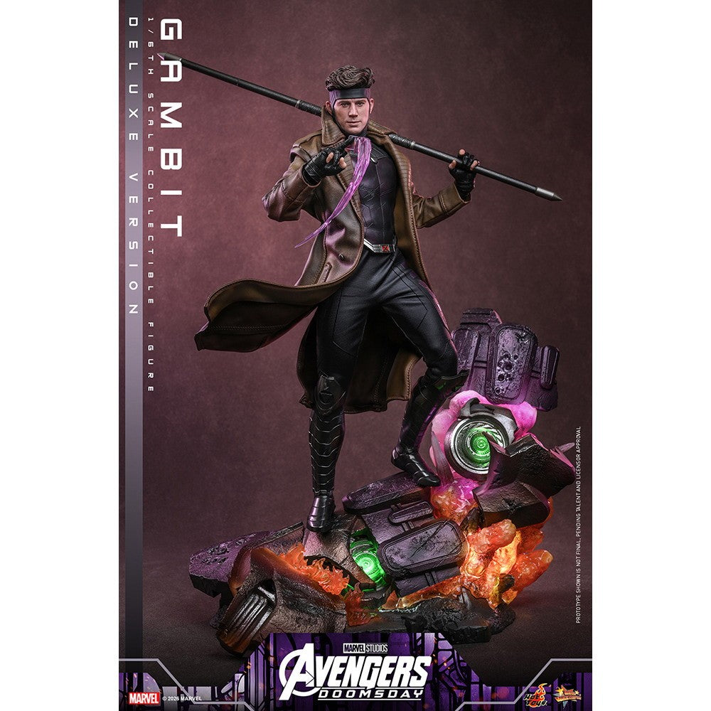 【予約安心出荷】[FIG] ムービー・マスターピース ガンビット(デラックス版) アベンジャーズ/ドゥームズデイ 1/6 完成品 可動フィギュア(MM#911) ホットトイズ(2027年6月)