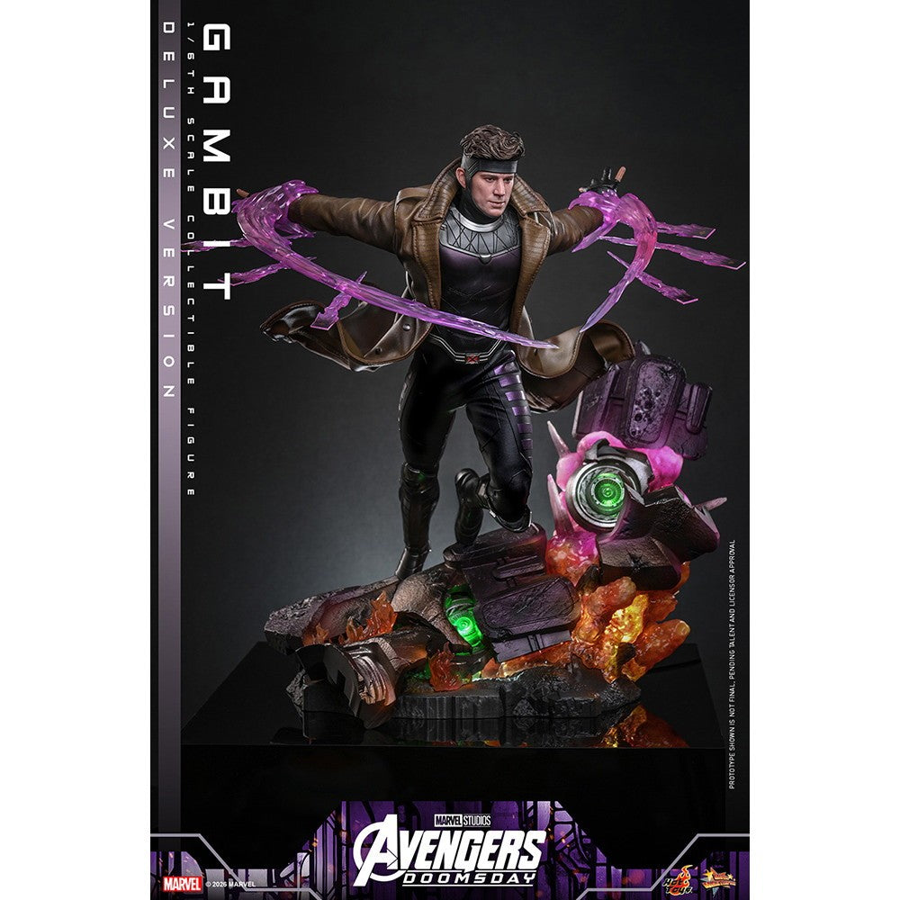 【予約安心出荷】[FIG] ムービー・マスターピース ガンビット(デラックス版) アベンジャーズ/ドゥームズデイ 1/6 完成品 可動フィギュア(MM#911) ホットトイズ(2027年6月)