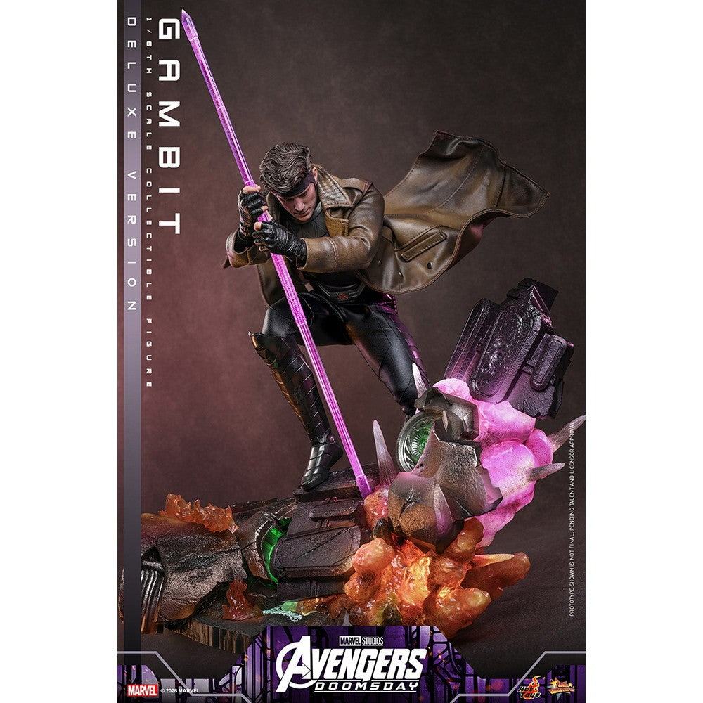 【予約安心出荷】[FIG] ムービー・マスターピース ガンビット(デラックス版) アベンジャーズ/ドゥームズデイ 1/6 完成品 可動フィギュア(MM#911) ホットトイズ(2027年6月)