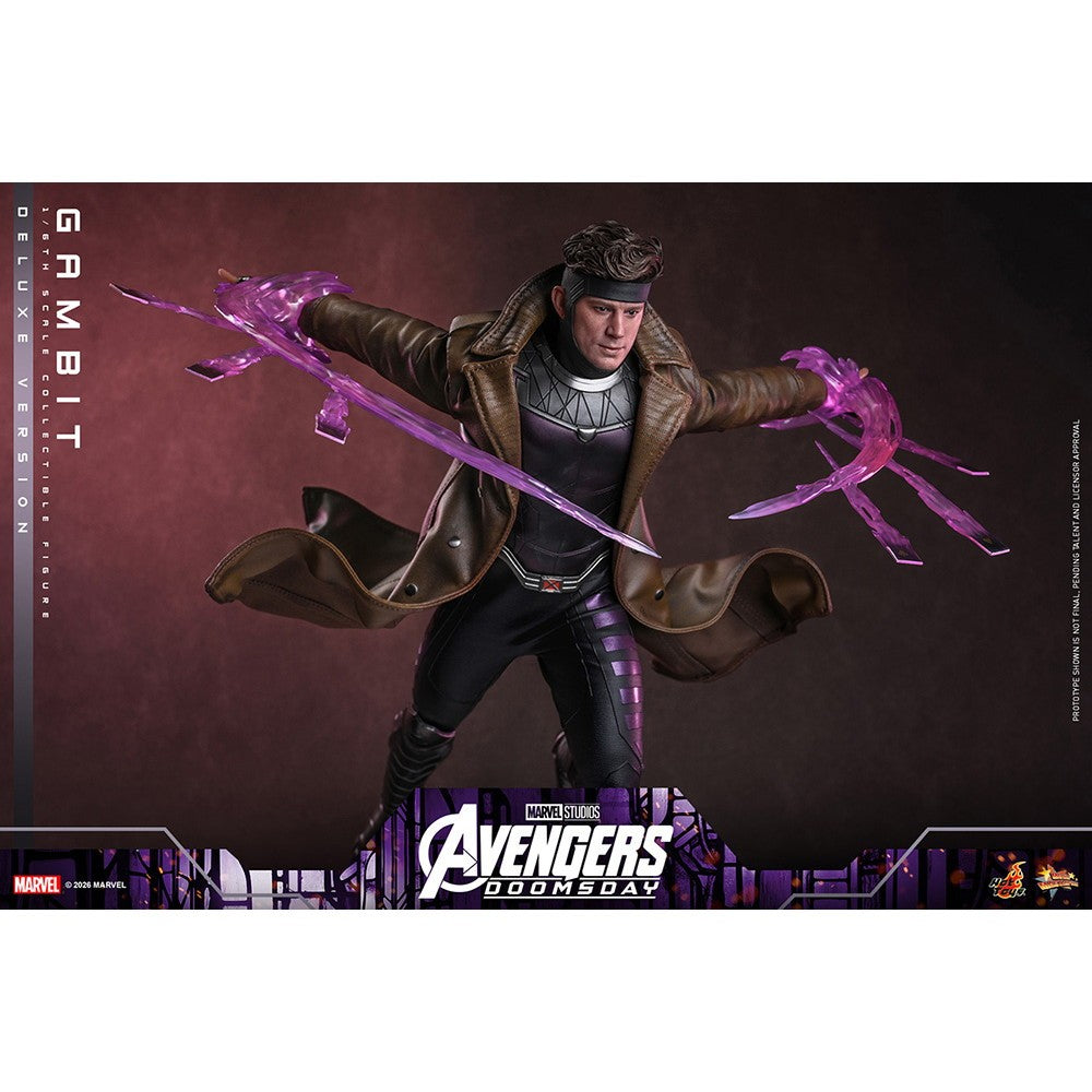【予約安心出荷】[FIG] ムービー・マスターピース ガンビット(デラックス版) アベンジャーズ/ドゥームズデイ 1/6 完成品 可動フィギュア(MM#911) ホットトイズ(2027年6月)