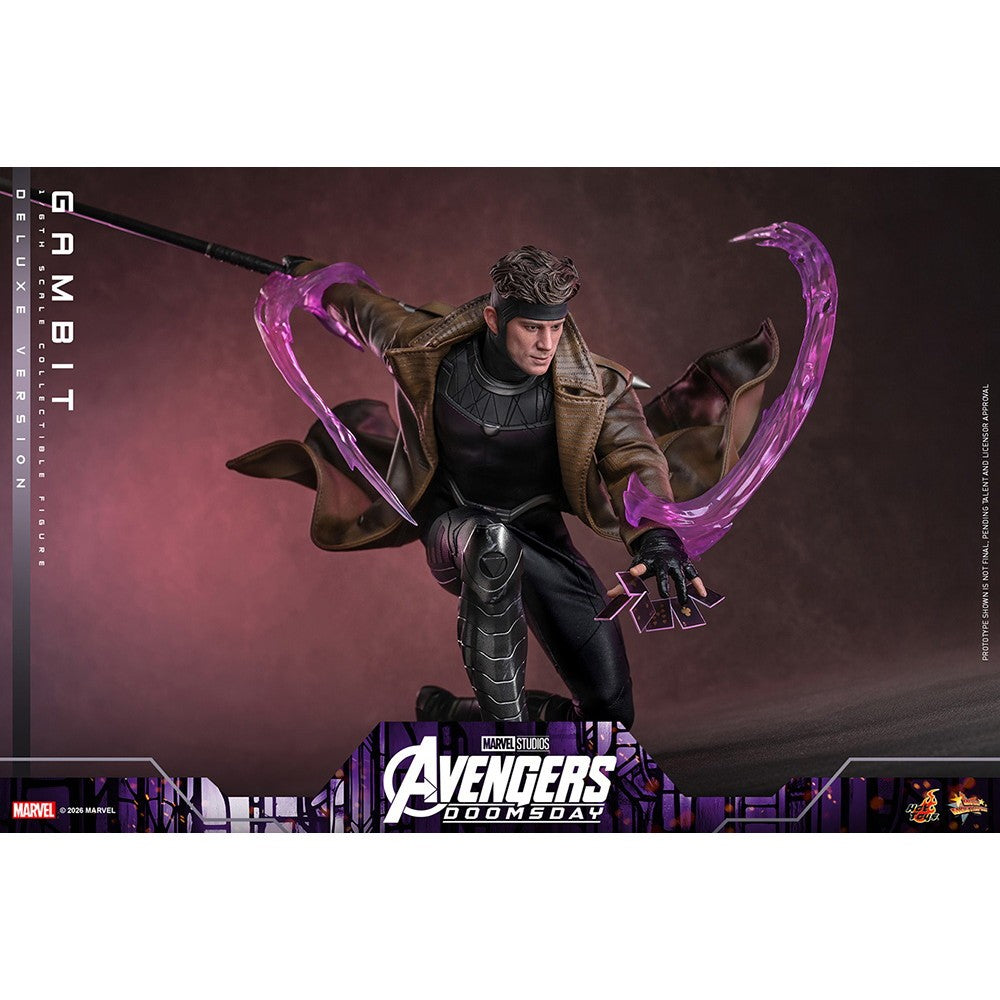 【予約安心出荷】[FIG] ムービー・マスターピース ガンビット(デラックス版) アベンジャーズ/ドゥームズデイ 1/6 完成品 可動フィギュア(MM#911) ホットトイズ(2027年6月)