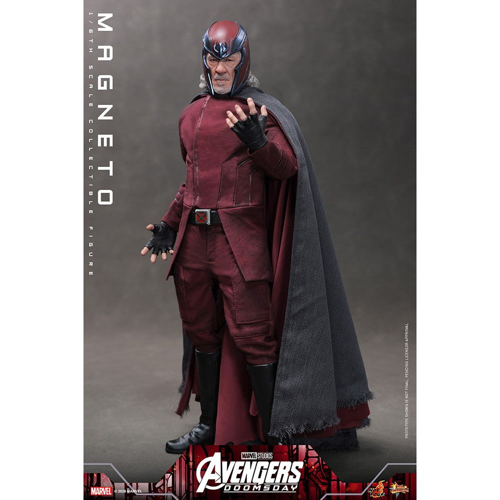 【予約安心出荷】[FIG] ムービー・マスターピース マグニートー アベンジャーズ/ドゥームズデイ 1/6 完成品 可動フィギュア(MM#912) ホットトイズ(2027年12月)
