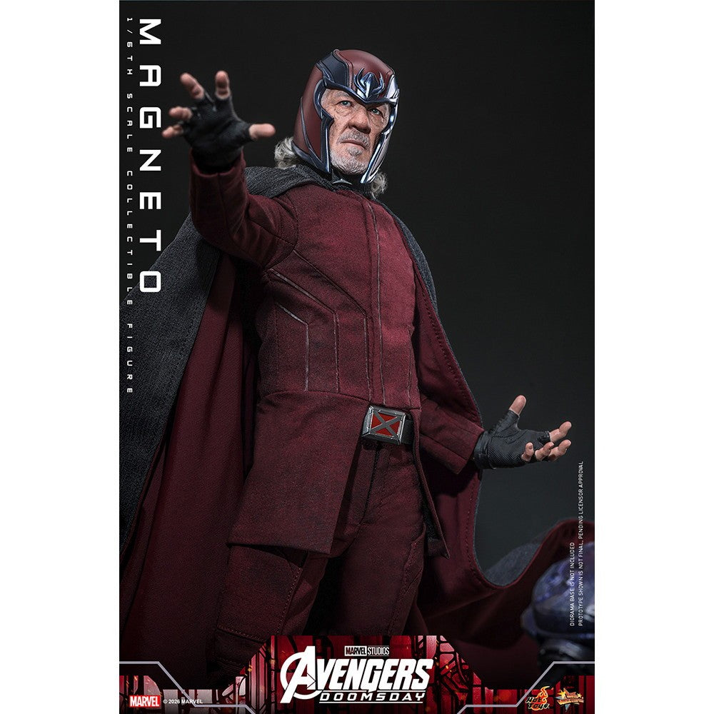 【予約安心出荷】[FIG] ムービー・マスターピース マグニートー アベンジャーズ/ドゥームズデイ 1/6 完成品 可動フィギュア(MM#912) ホットトイズ(2027年12月)