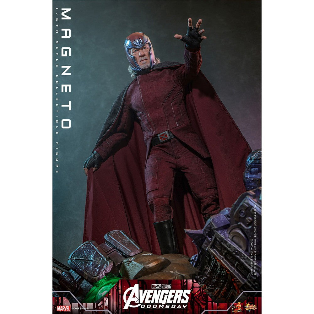 【予約安心出荷】[FIG] ムービー・マスターピース マグニートー アベンジャーズ/ドゥームズデイ 1/6 完成品 可動フィギュア(MM#912) ホットトイズ(2027年12月)