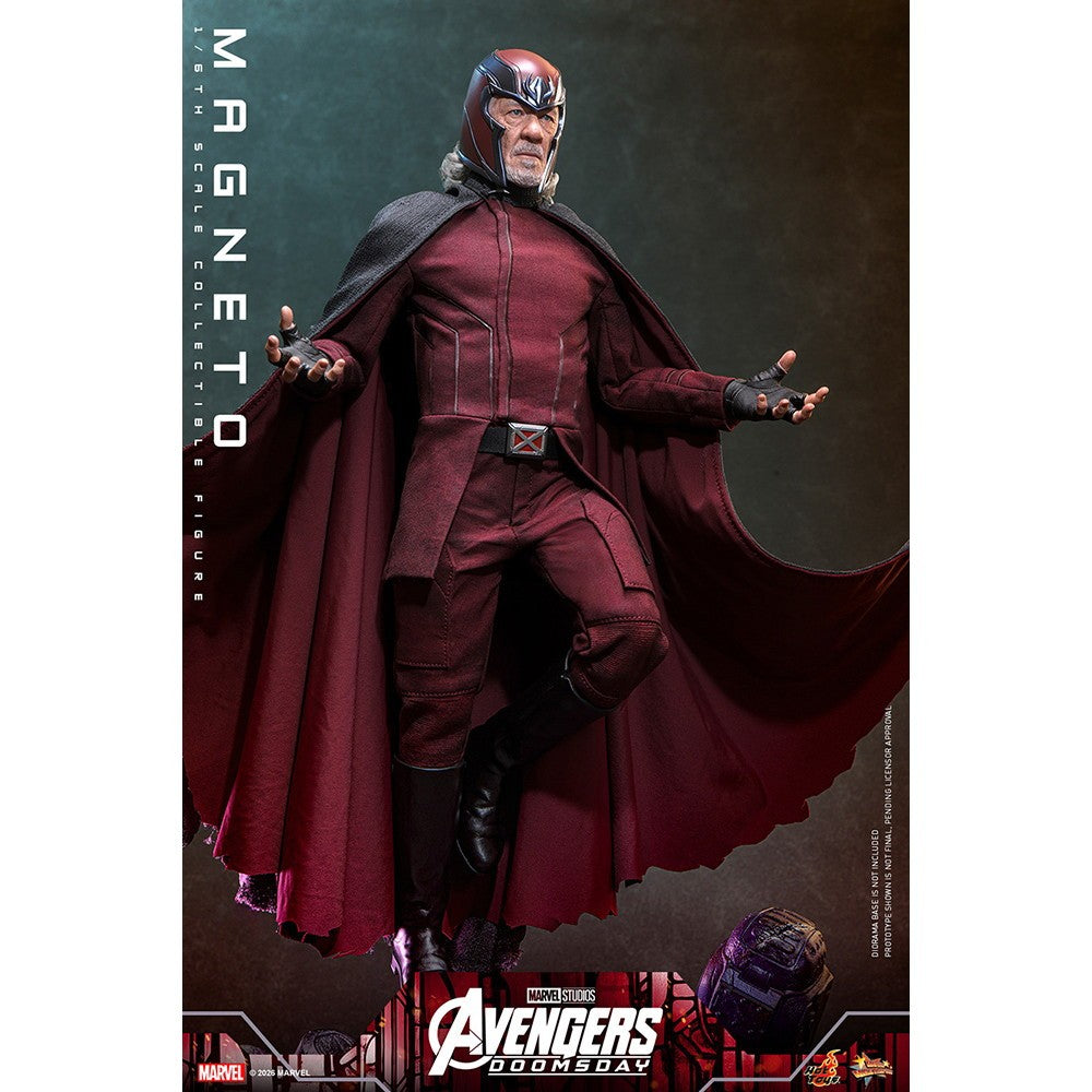 【予約安心出荷】[FIG] ムービー・マスターピース マグニートー アベンジャーズ/ドゥームズデイ 1/6 完成品 可動フィギュア(MM#912) ホットトイズ(2027年12月)