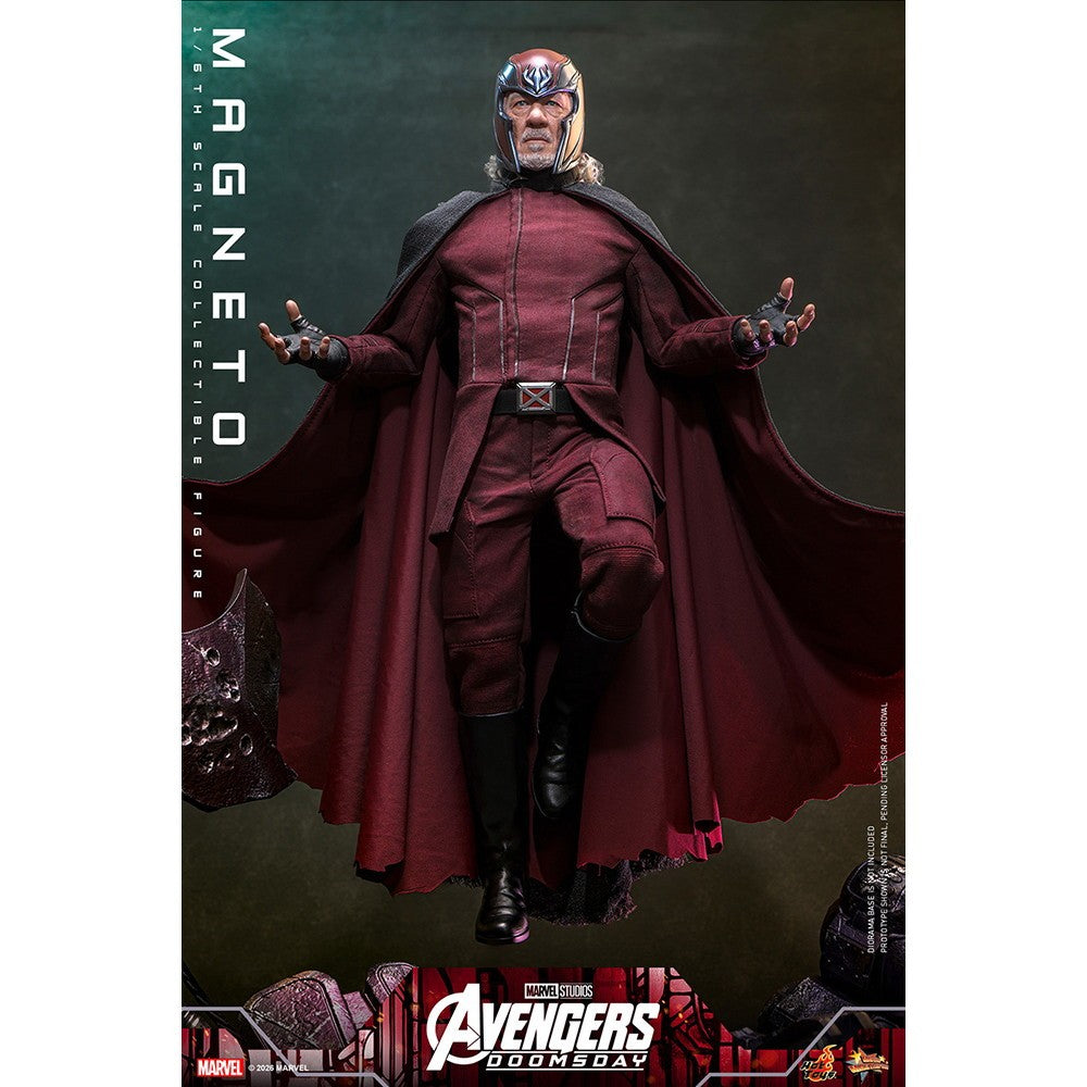 【予約安心出荷】[FIG] ムービー・マスターピース マグニートー アベンジャーズ/ドゥームズデイ 1/6 完成品 可動フィギュア(MM#912) ホットトイズ(2027年12月)