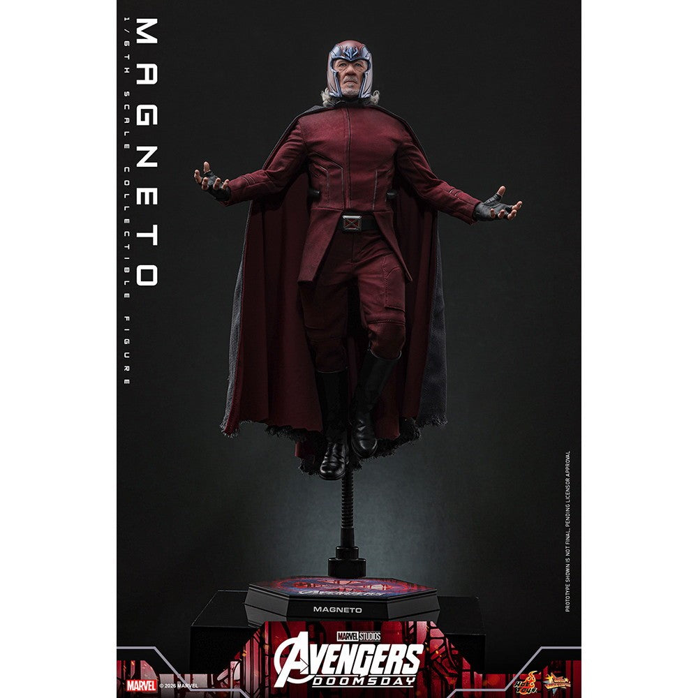 【予約安心出荷】[FIG] ムービー・マスターピース マグニートー アベンジャーズ/ドゥームズデイ 1/6 完成品 可動フィギュア(MM#912) ホットトイズ(2027年12月)