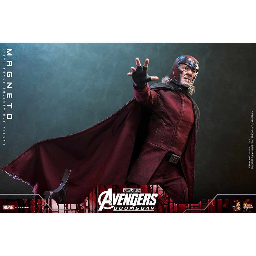 【予約安心出荷】[FIG] ムービー・マスターピース マグニートー アベンジャーズ/ドゥームズデイ 1/6 完成品 可動フィギュア(MM#912) ホットトイズ(2027年12月)