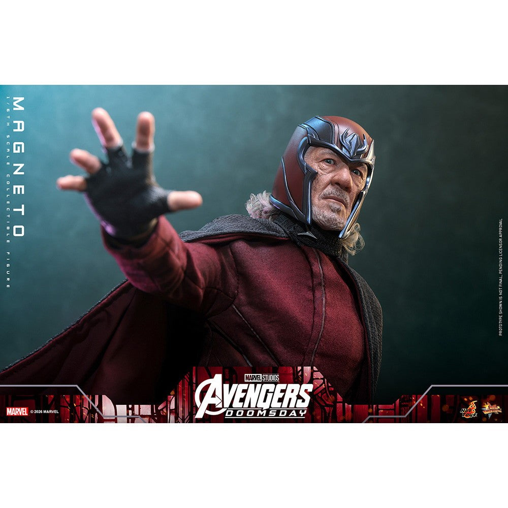 【予約安心出荷】[FIG] ムービー・マスターピース マグニートー アベンジャーズ/ドゥームズデイ 1/6 完成品 可動フィギュア(MM#912) ホットトイズ(2027年12月)