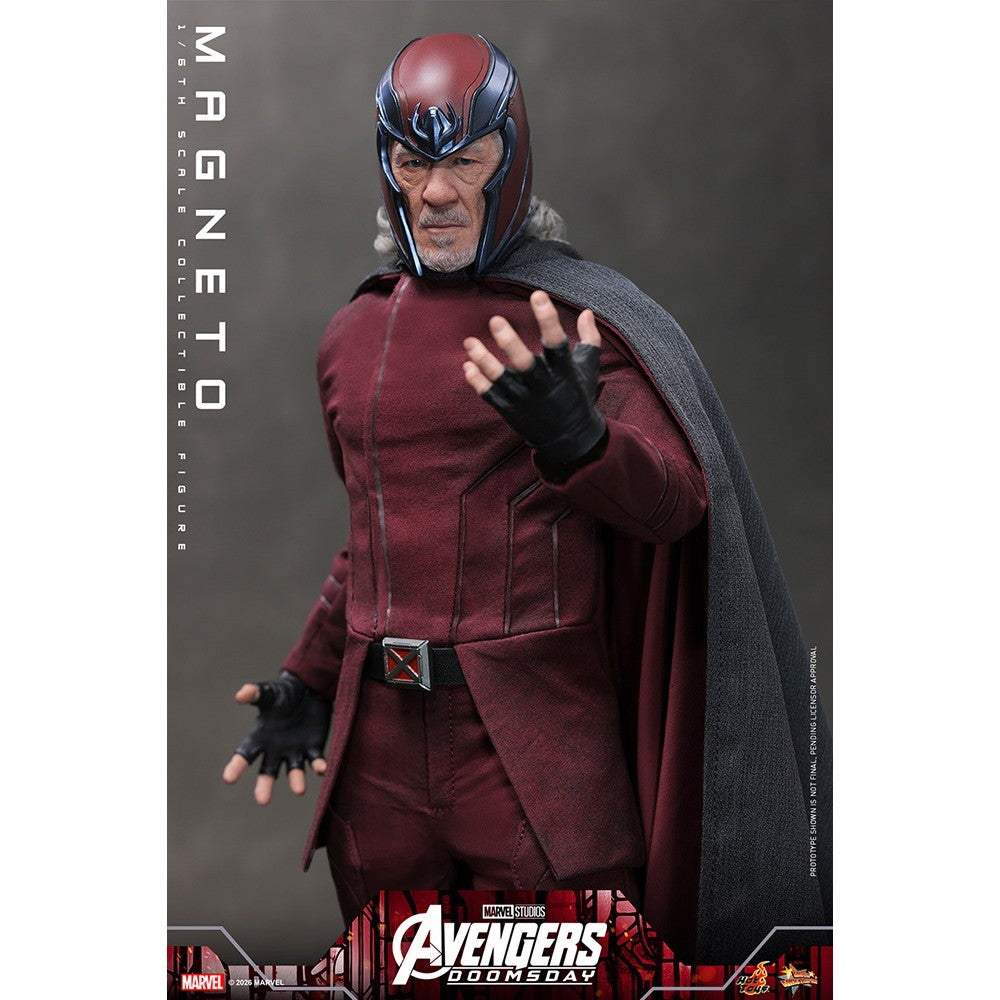 【予約安心出荷】[FIG] ムービー・マスターピース マグニートー アベンジャーズ/ドゥームズデイ 1/6 完成品 可動フィギュア(MM#912) ホットトイズ(2027年12月)