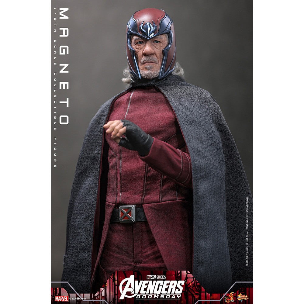 【予約安心出荷】[FIG] ムービー・マスターピース マグニートー アベンジャーズ/ドゥームズデイ 1/6 完成品 可動フィギュア(MM#912) ホットトイズ(2027年12月)