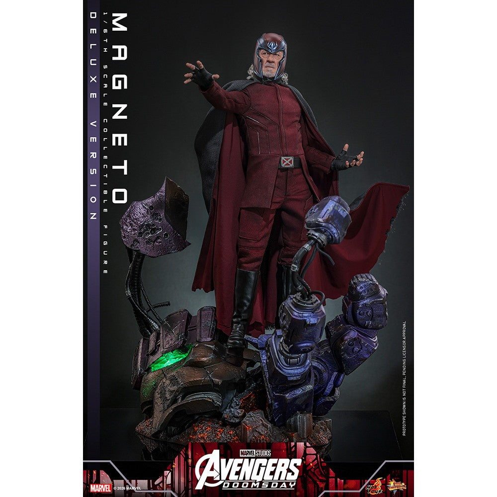 【予約安心出荷】[FIG] ムービー・マスターピース マグニートー(デラックス版) アベンジャーズ/ドゥームズデイ 1/6 完成品 可動フィギュア(MM#913) ホットトイズ(2027年12月)