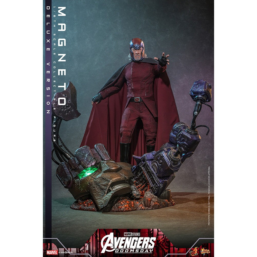 【予約安心出荷】[FIG] ムービー・マスターピース マグニートー(デラックス版) アベンジャーズ/ドゥームズデイ 1/6 完成品 可動フィギュア(MM#913) ホットトイズ(2027年12月)