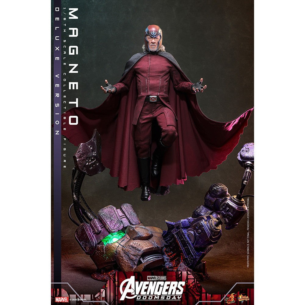 【予約安心出荷】[FIG] ムービー・マスターピース マグニートー(デラックス版) アベンジャーズ/ドゥームズデイ 1/6 完成品 可動フィギュア(MM#913) ホットトイズ(2027年12月)