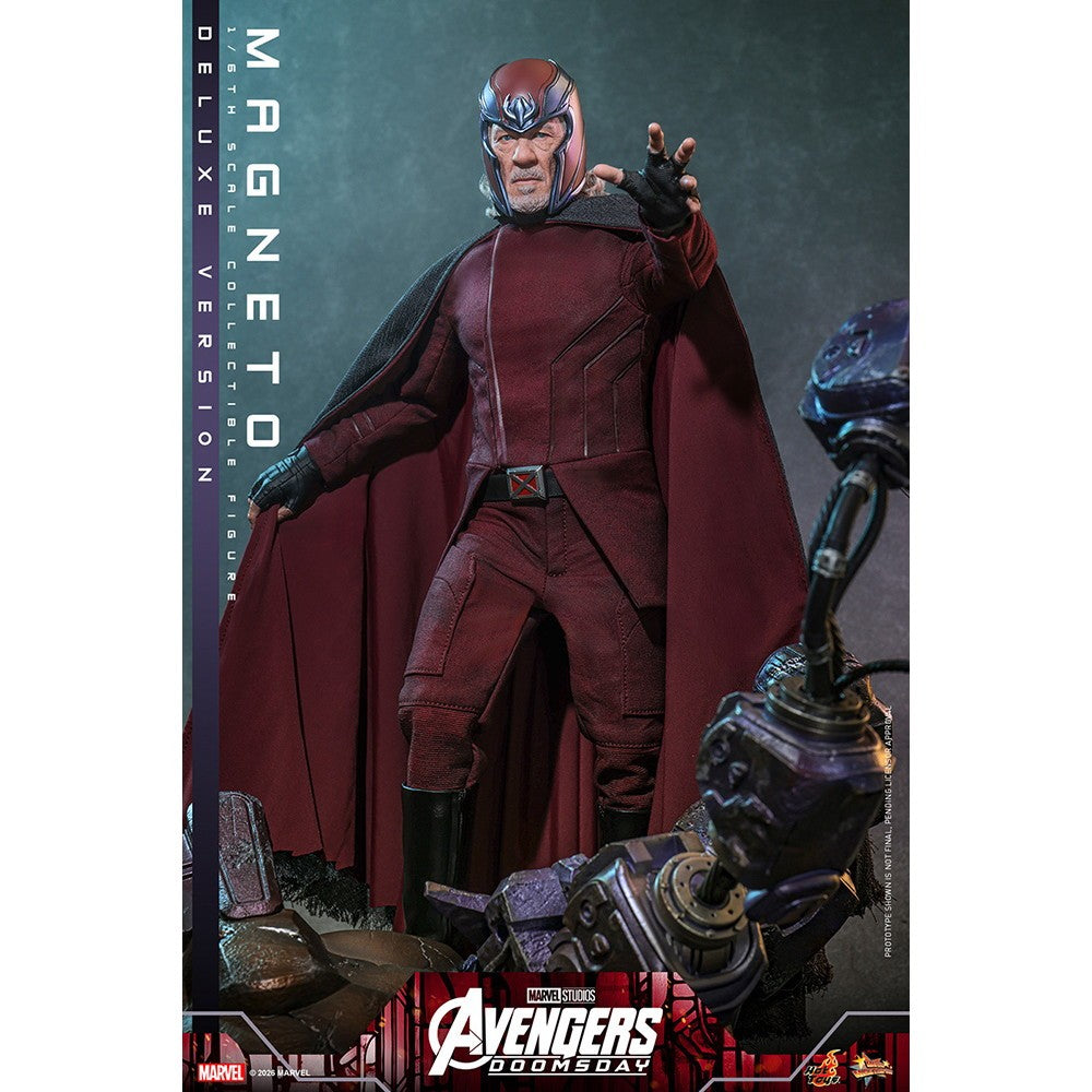 【予約安心出荷】[FIG] ムービー・マスターピース マグニートー(デラックス版) アベンジャーズ/ドゥームズデイ 1/6 完成品 可動フィギュア(MM#913) ホットトイズ(2027年12月)