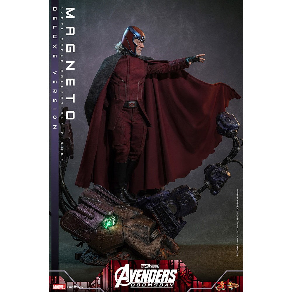 【予約安心出荷】[FIG] ムービー・マスターピース マグニートー(デラックス版) アベンジャーズ/ドゥームズデイ 1/6 完成品 可動フィギュア(MM#913) ホットトイズ(2027年12月)