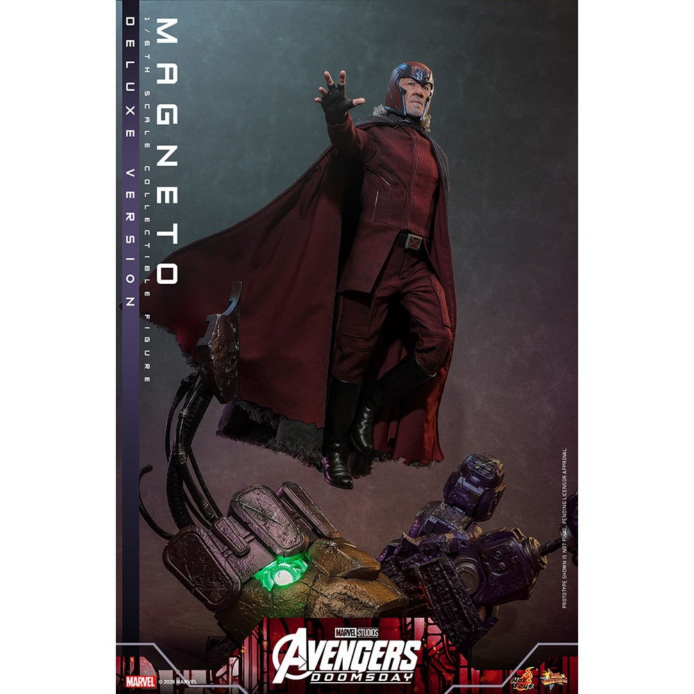 【予約安心出荷】[FIG] ムービー・マスターピース マグニートー(デラックス版) アベンジャーズ/ドゥームズデイ 1/6 完成品 可動フィギュア(MM#913) ホットトイズ(2027年12月)
