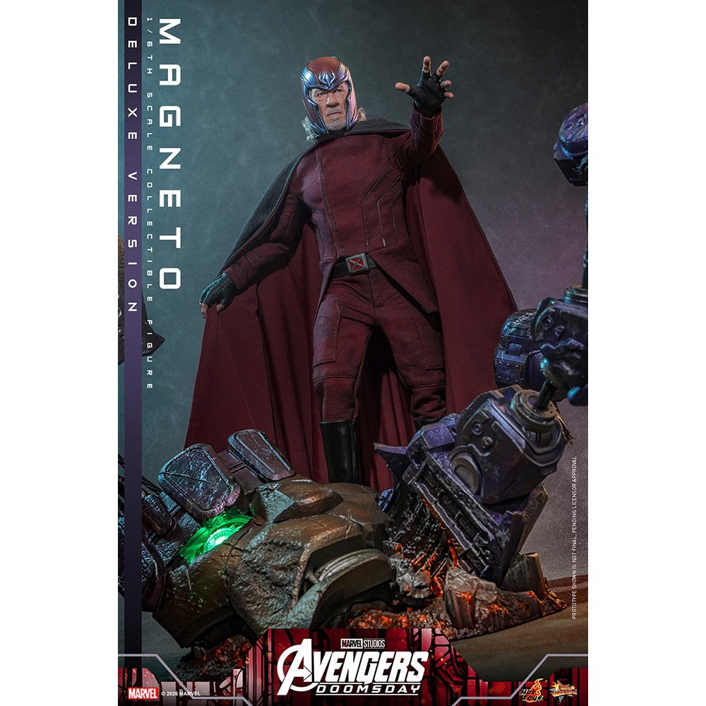 【予約安心出荷】[FIG] ムービー・マスターピース マグニートー(デラックス版) アベンジャーズ/ドゥームズデイ 1/6 完成品 可動フィギュア(MM#913) ホットトイズ(2027年12月)
