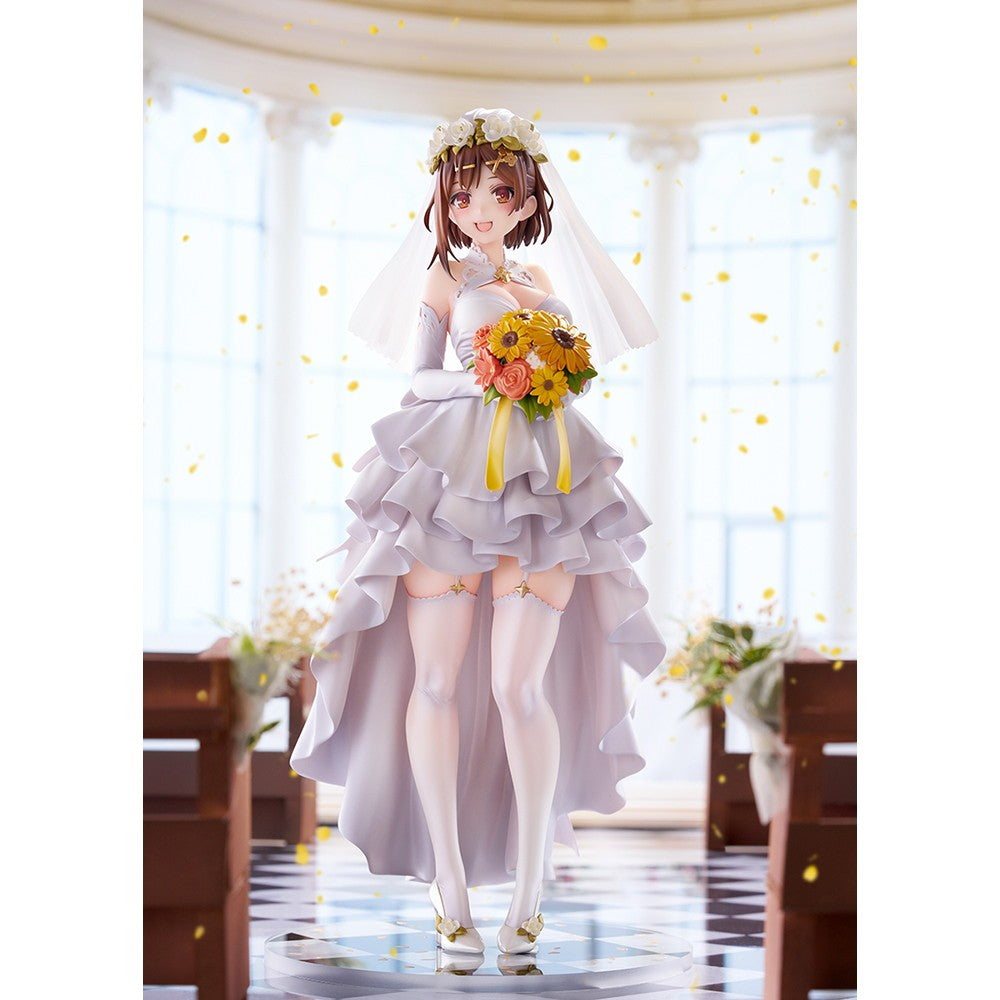 【予約安心出荷】[FIG] ライザ(ライザリン・シュタウト)ウェディングStyle ライザのアトリエ3 ～終わりの錬金術士と秘密の鍵～ 1/7 完成品 フィギュア キューズQ(2027年4月)