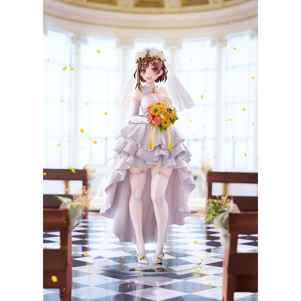 【予約安心出荷】[FIG] ライザ(ライザリン・シュタウト)ウェディングStyle ライザのアトリエ3 ～終わりの錬金術士と秘密の鍵～ 1/7 完成品 フィギュア キューズQ(2027年4月)